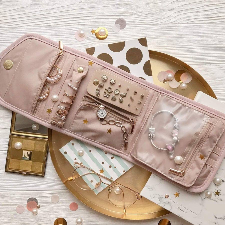 Jessica Slim Jewellery Organiser - Pink