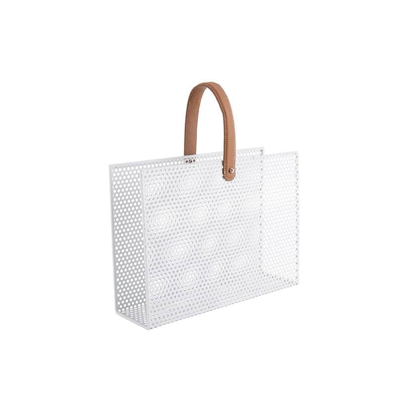 Mesh Magazine Rack - White - Image 3