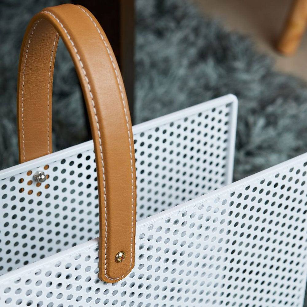 Mesh Magazine Rack - White - Image 4