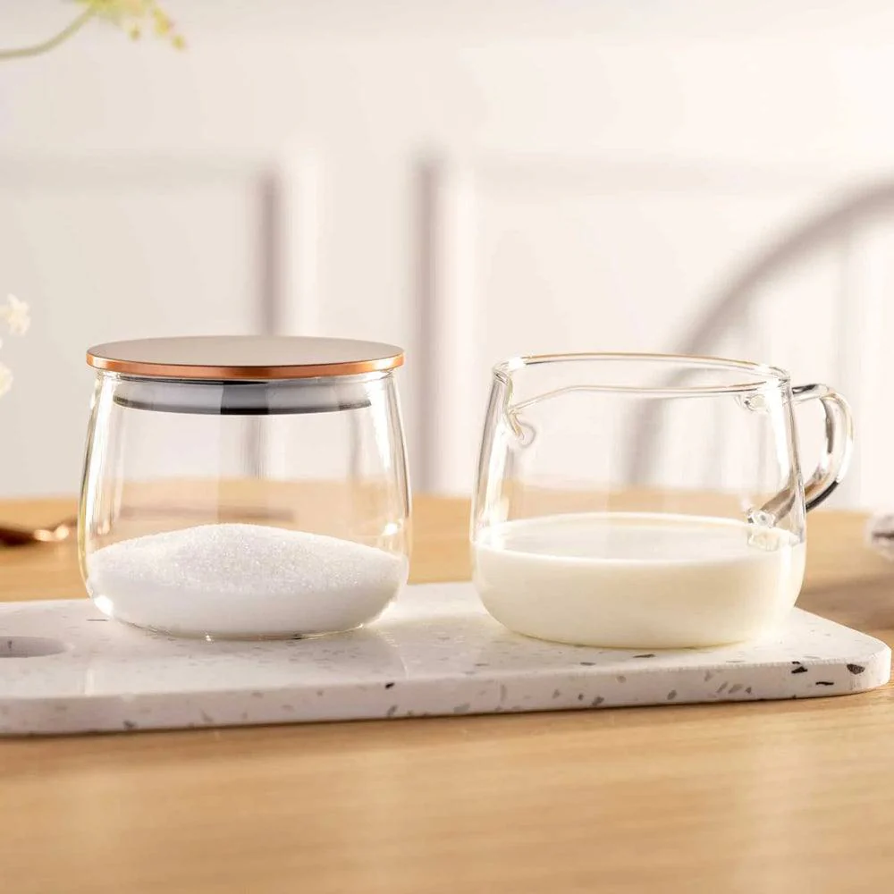 Perte Glass Sugar Bowl 400ml - Image 2