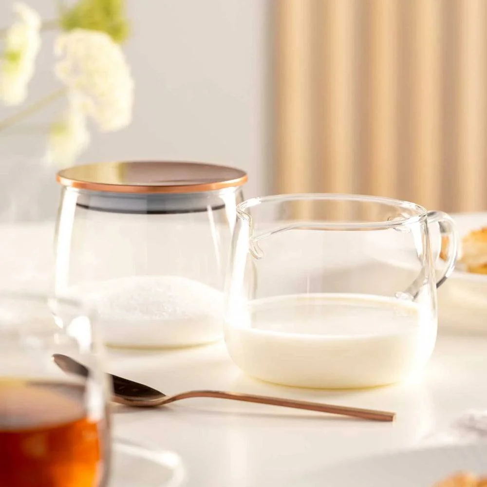 Perte Glass Sugar Bowl 400ml - Image 4