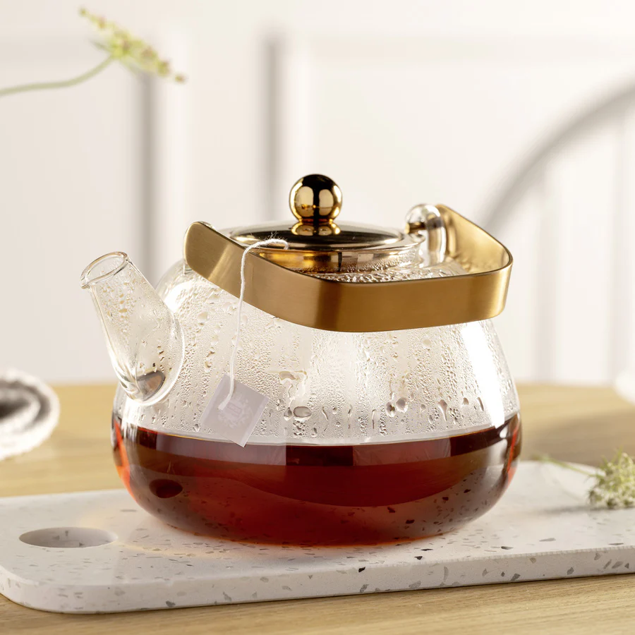 Perte Glass Teapot with Infuser 1.2L - Image 2