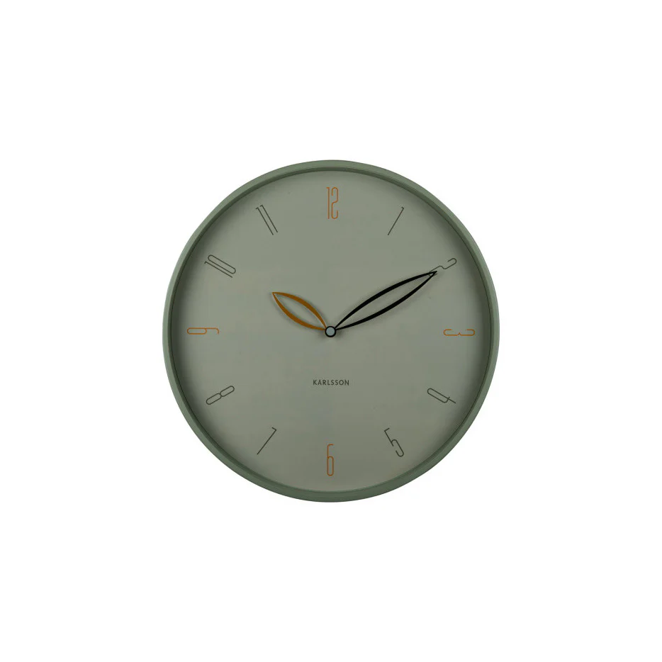Petals Wall Clock 40cm - Grayed Jade - Image 4