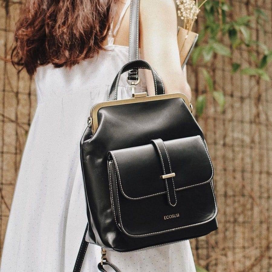 Petite Vintage Backpack 6L - Black