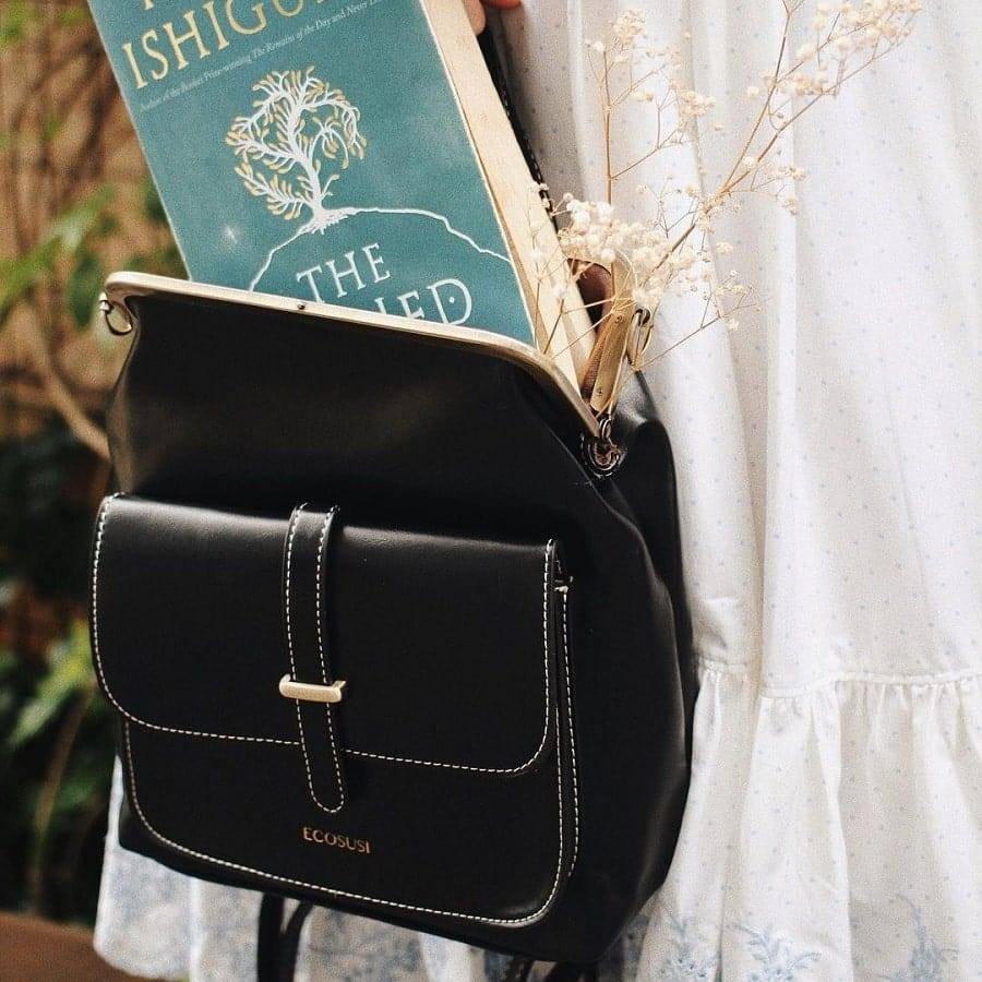 Petite Vintage Backpack 6L - Black - Image 4