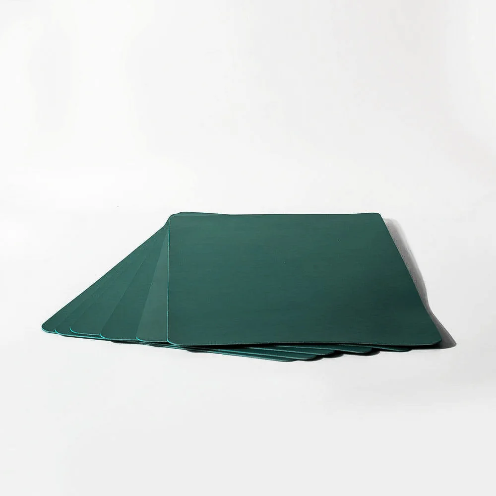 Phylo Rectangular Placemats, Set of 6 - Teal Green - Image 3