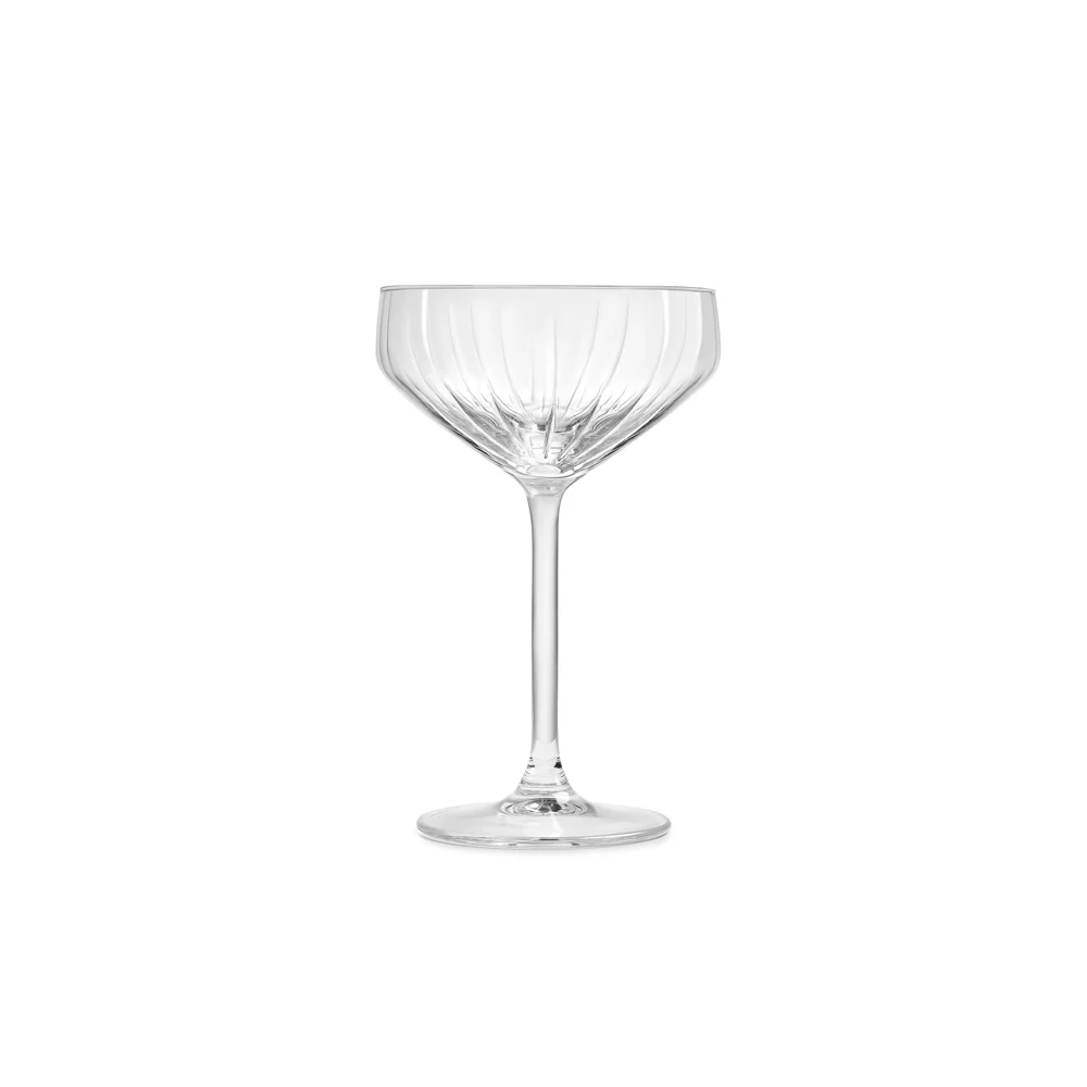 Plisse Coupe Glasses 285ml, Set of 4 - Image 5