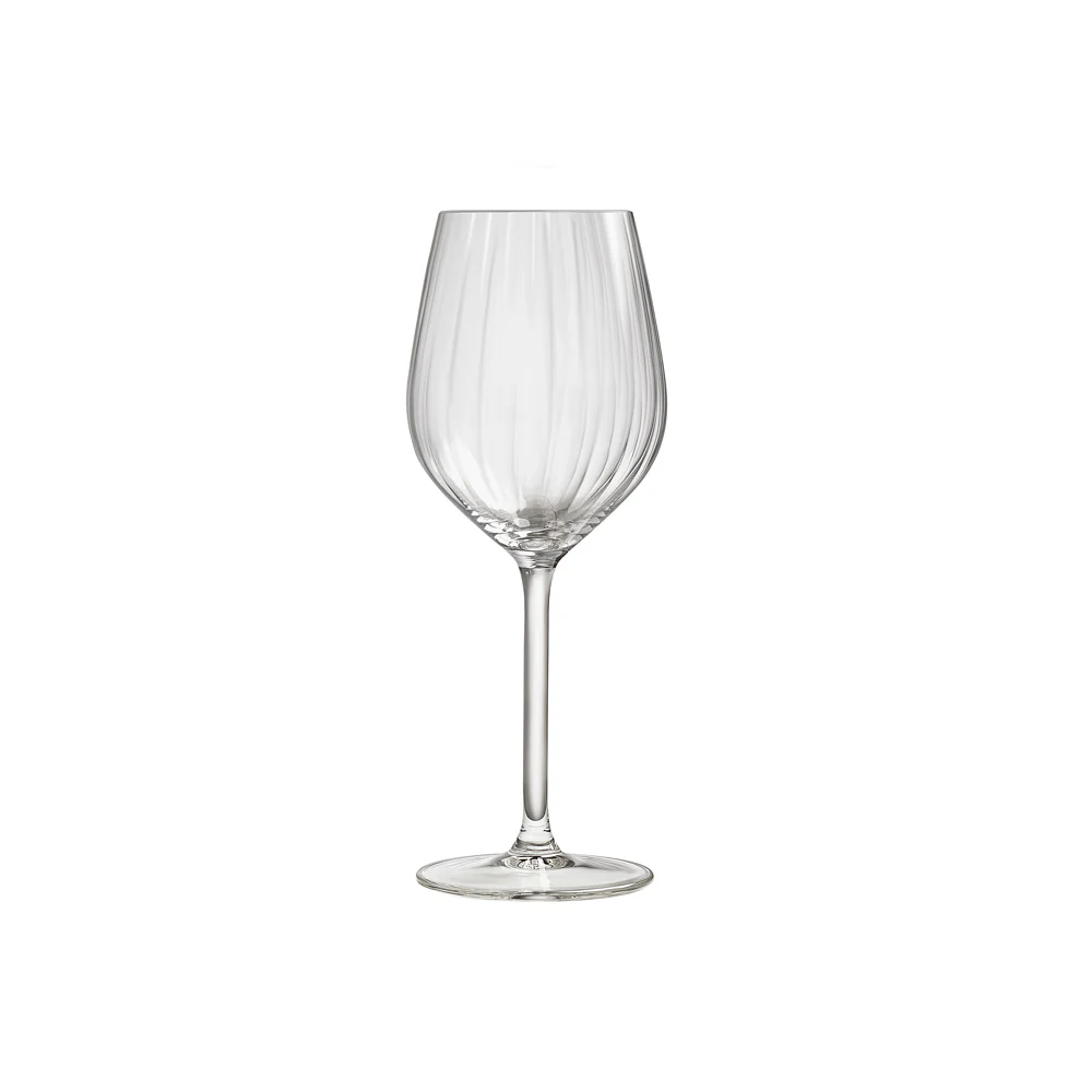 Plisse Red Wine Glasses 500ml, Set of 4 - Image 6