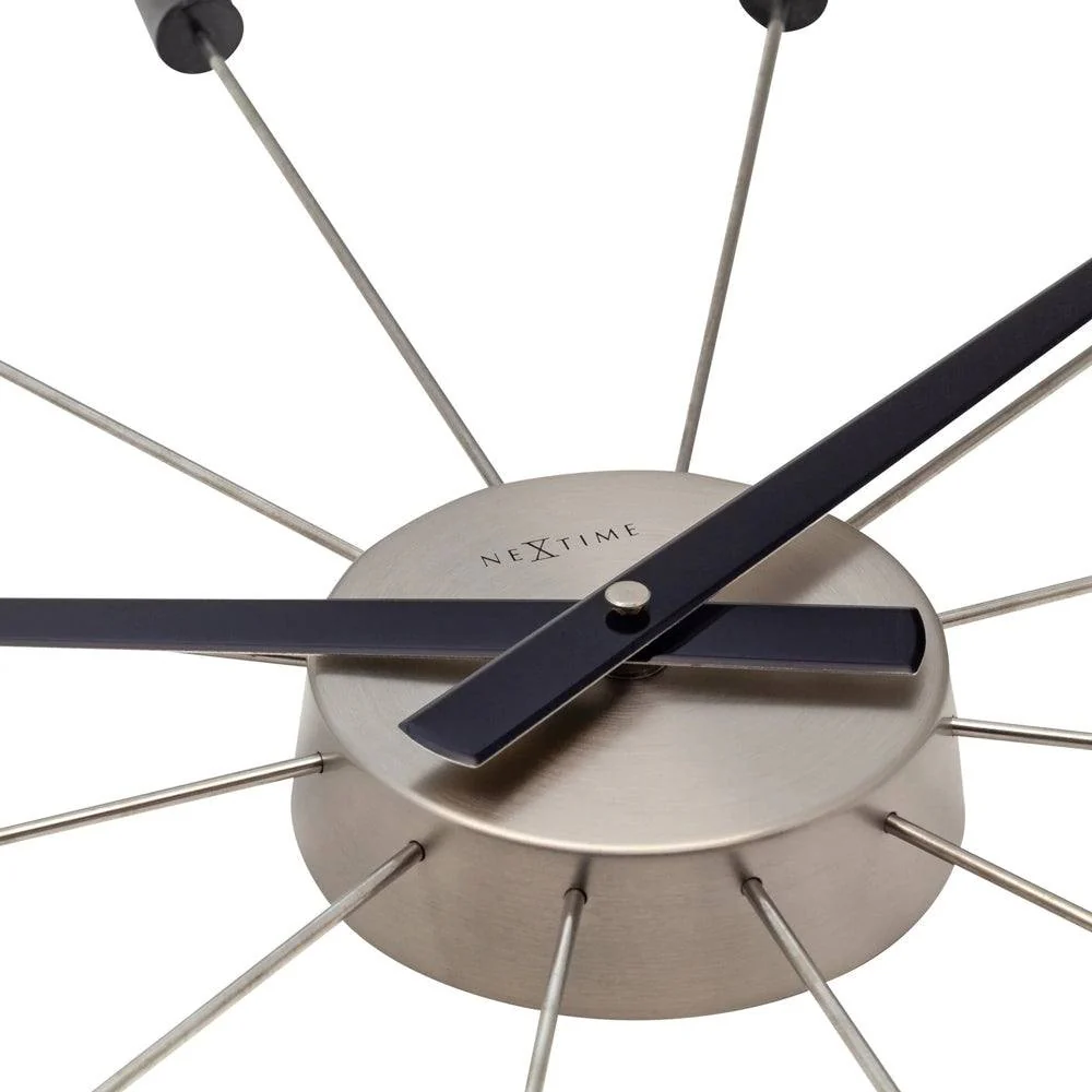 Plug Inn Wall Clock 58cm - Black - Image 6