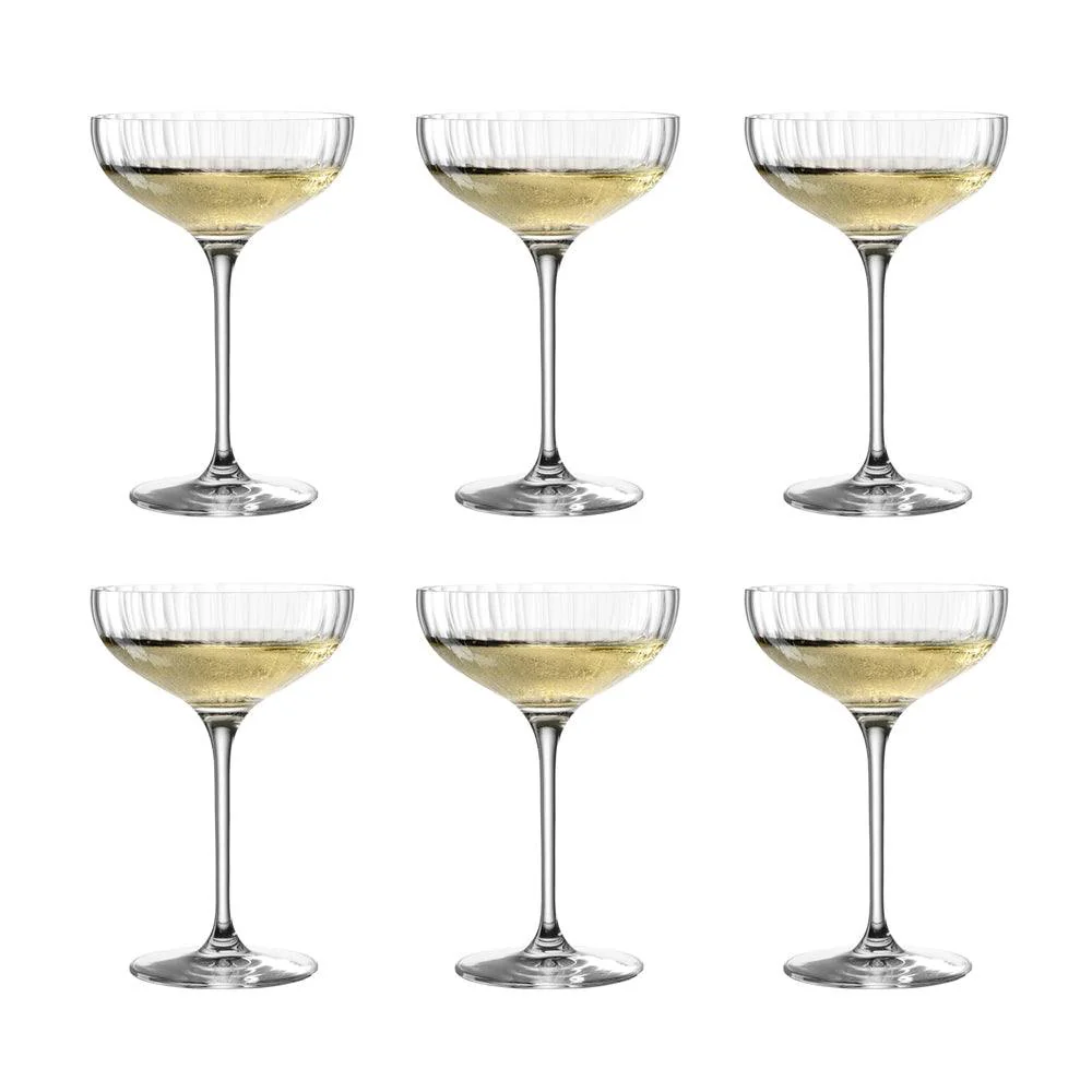Poesia Champagne Bowl Glasses 260ml, Set of 6 - Image 3