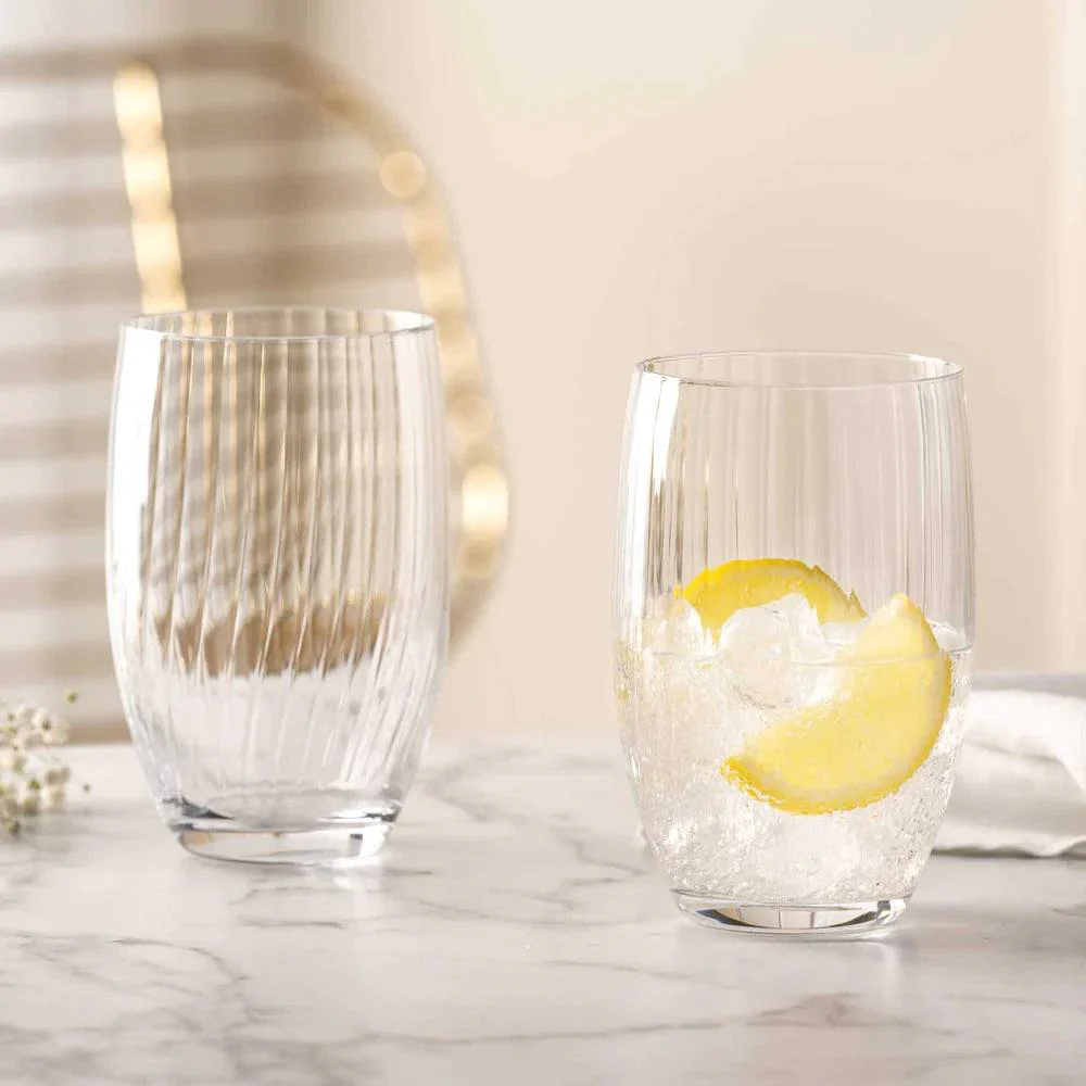Poesia Long Drink Tumblers 460ml, Set of 6