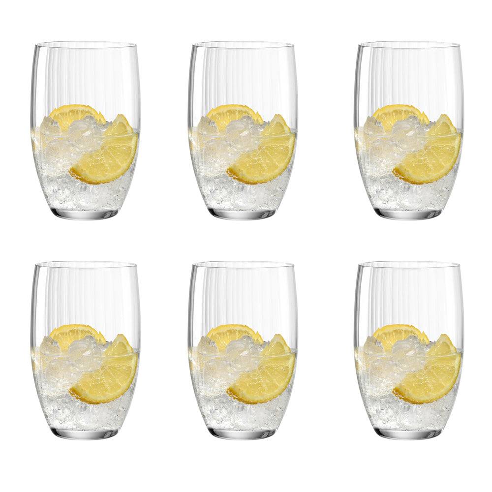 Poesia Long Drink Tumblers 460ml, Set of 6 - Image 3