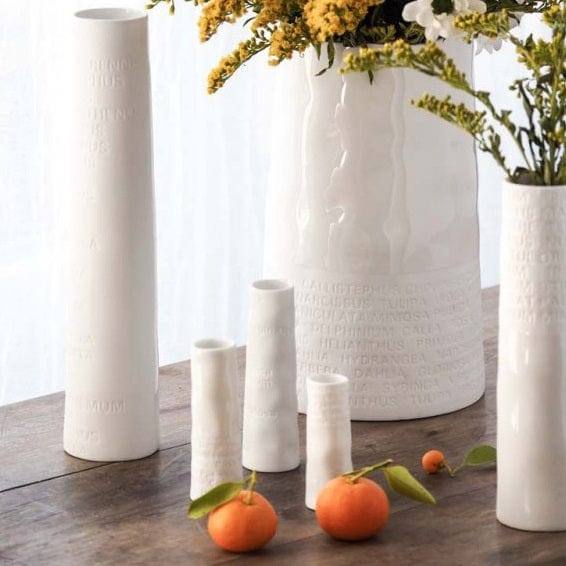 Poetry Porcelain Mini Vases, Set of 3 - Image 5