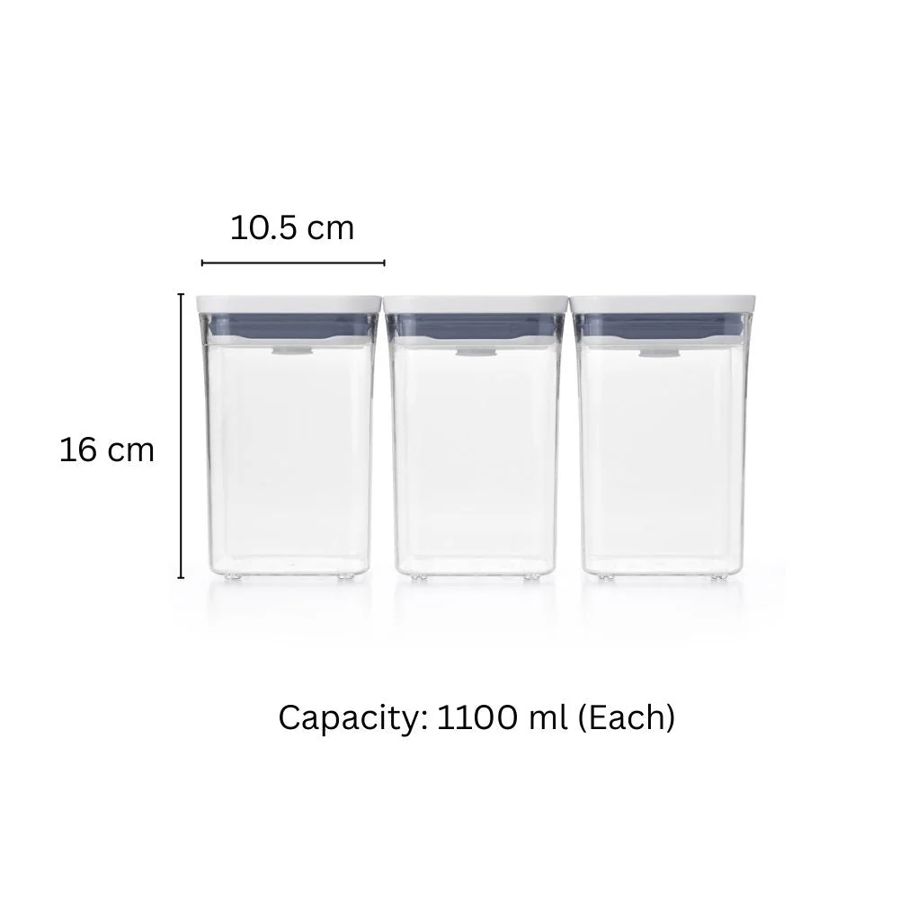 POP 3-Piece Square Container Set Small - Image 6