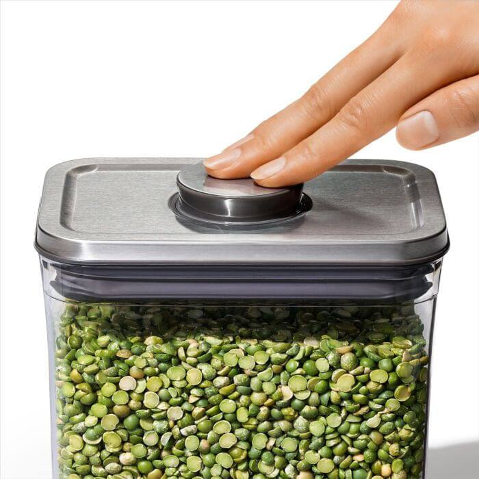 Steel POP Big Square Storage Container - 2600ml - Image 2