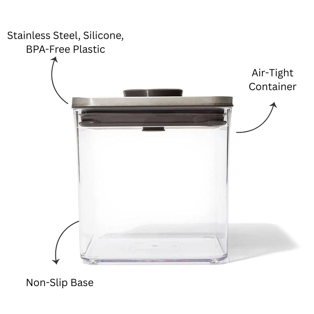Steel POP Big Square Storage Container - 2600ml - Image 5
