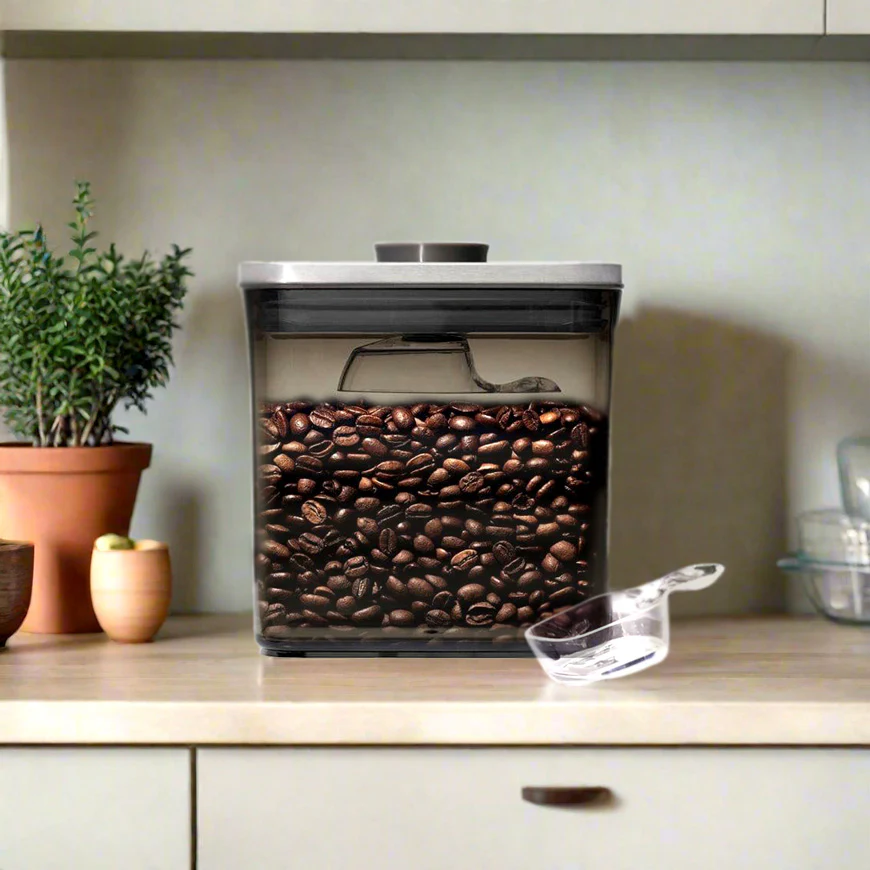 POP Tinted Coffee Storage Container With Scoop - Image 5