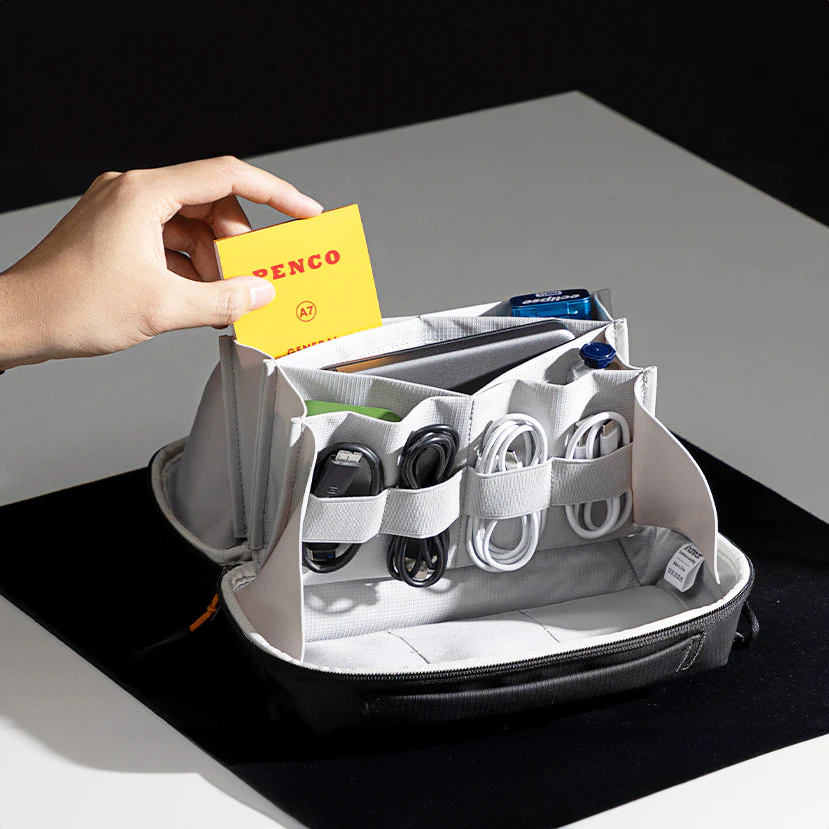 Portable Electronics Organizer - Black - Image 5