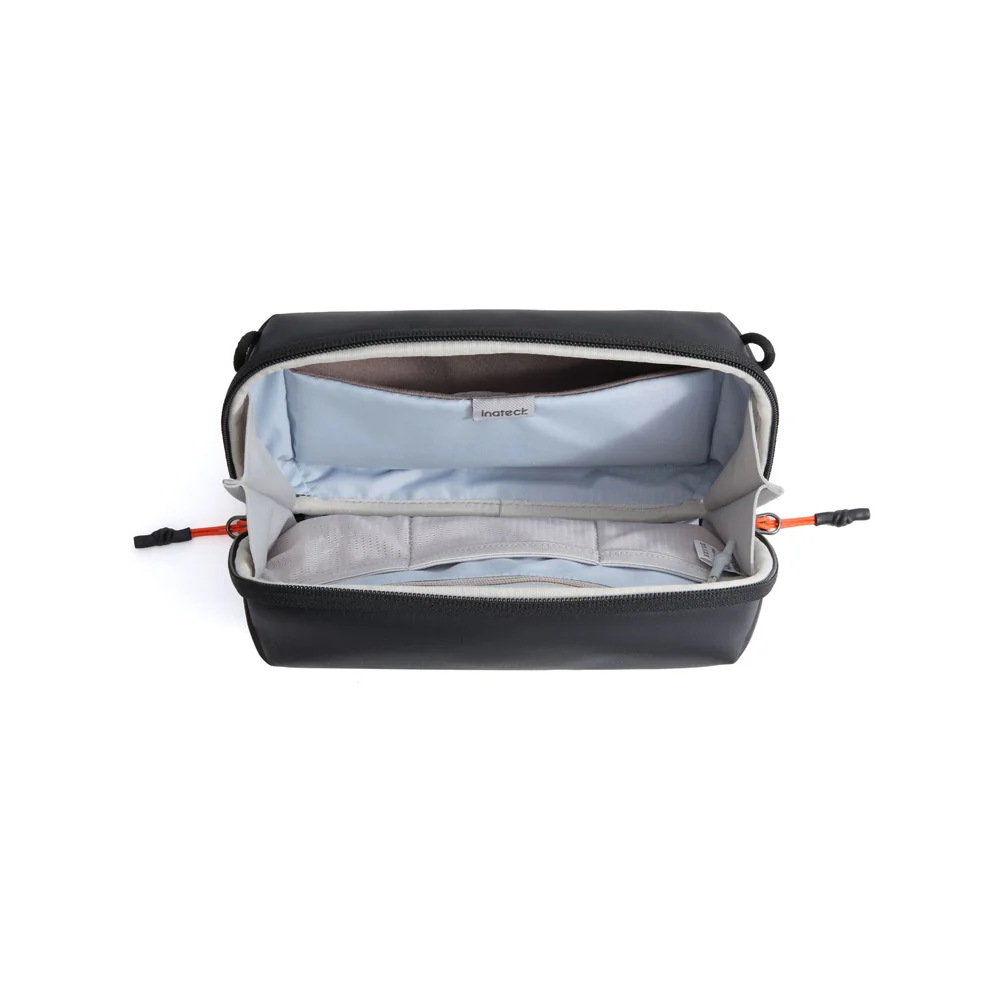 Portable Tech Pouch - Black Grey - Image 8