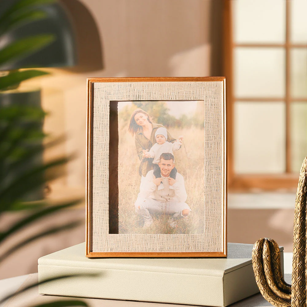 Portico Photo Frame Large - Grey Gold - Image 2