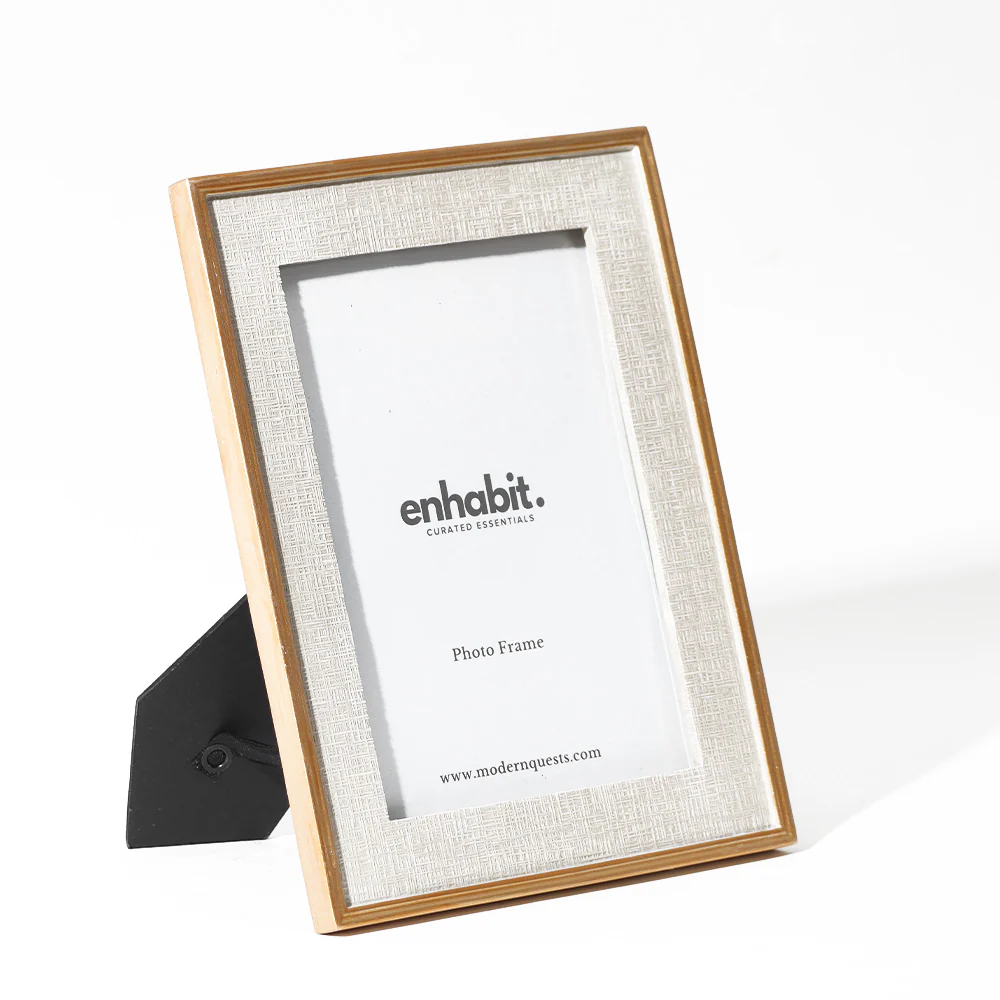 Portico Photo Frame Large - Grey Gold - Image 3