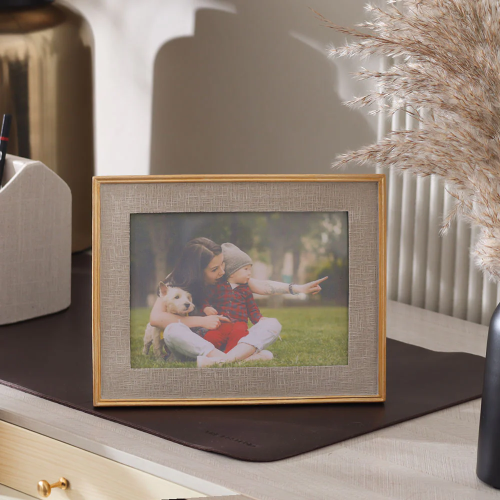 Portico Photo Frame Large - Grey Gold - Image 4