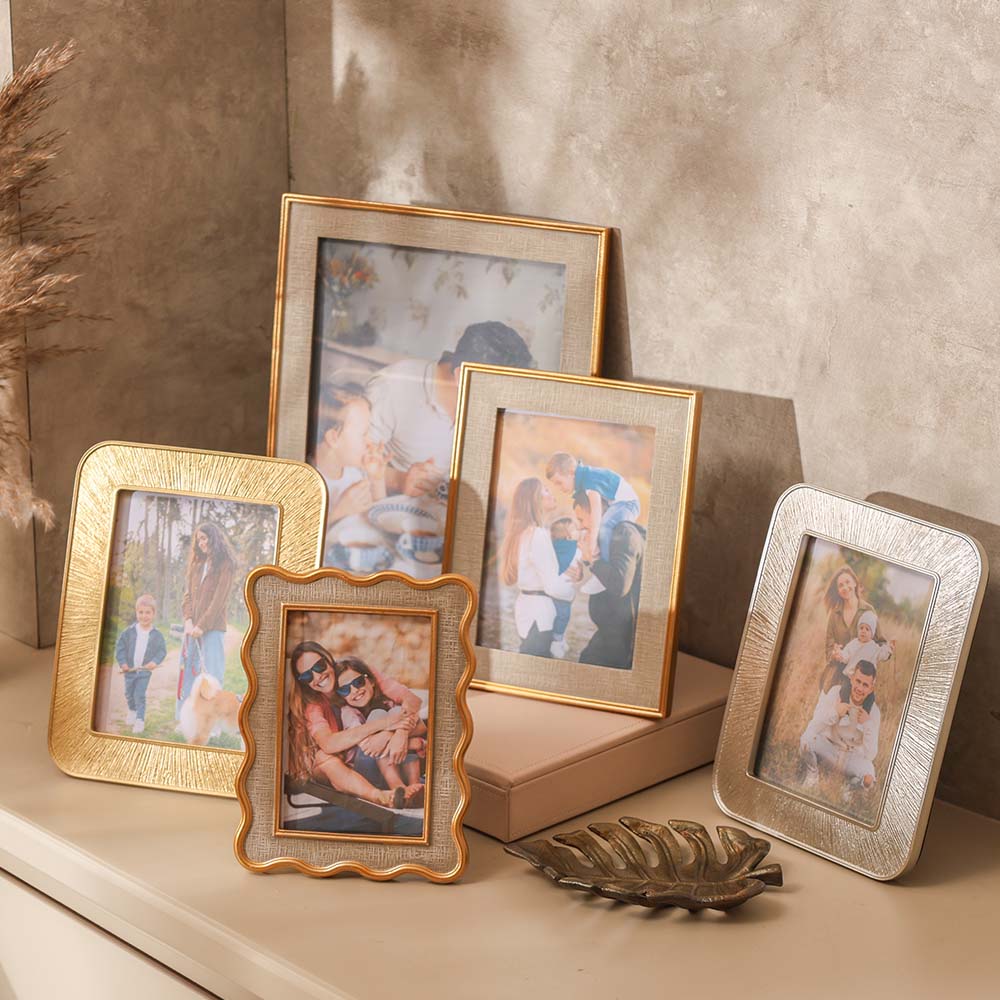 Portico Photo Frame Large - Grey Gold - Image 7