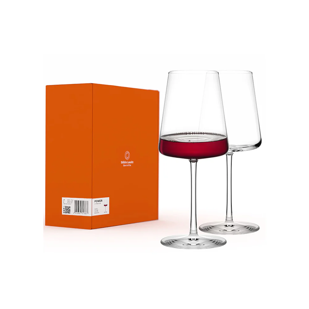 Power Red Wine Glasses 520ml, Set of 2 - Image 6