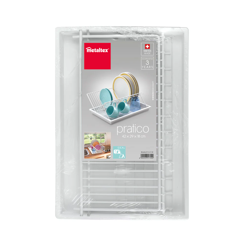 Pratico Dish Drainer - White - Image 4