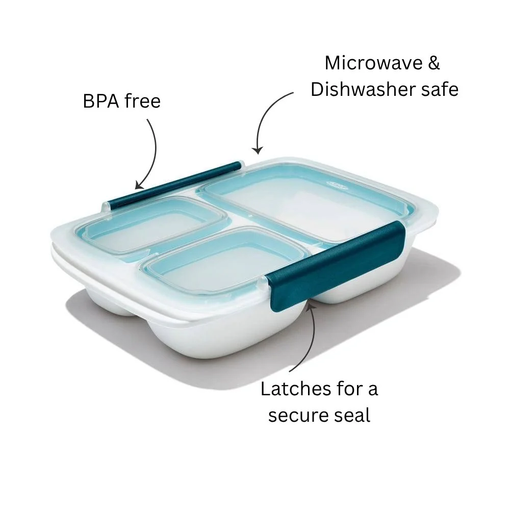 Prep & Go Divided Container 970ml - Image 7