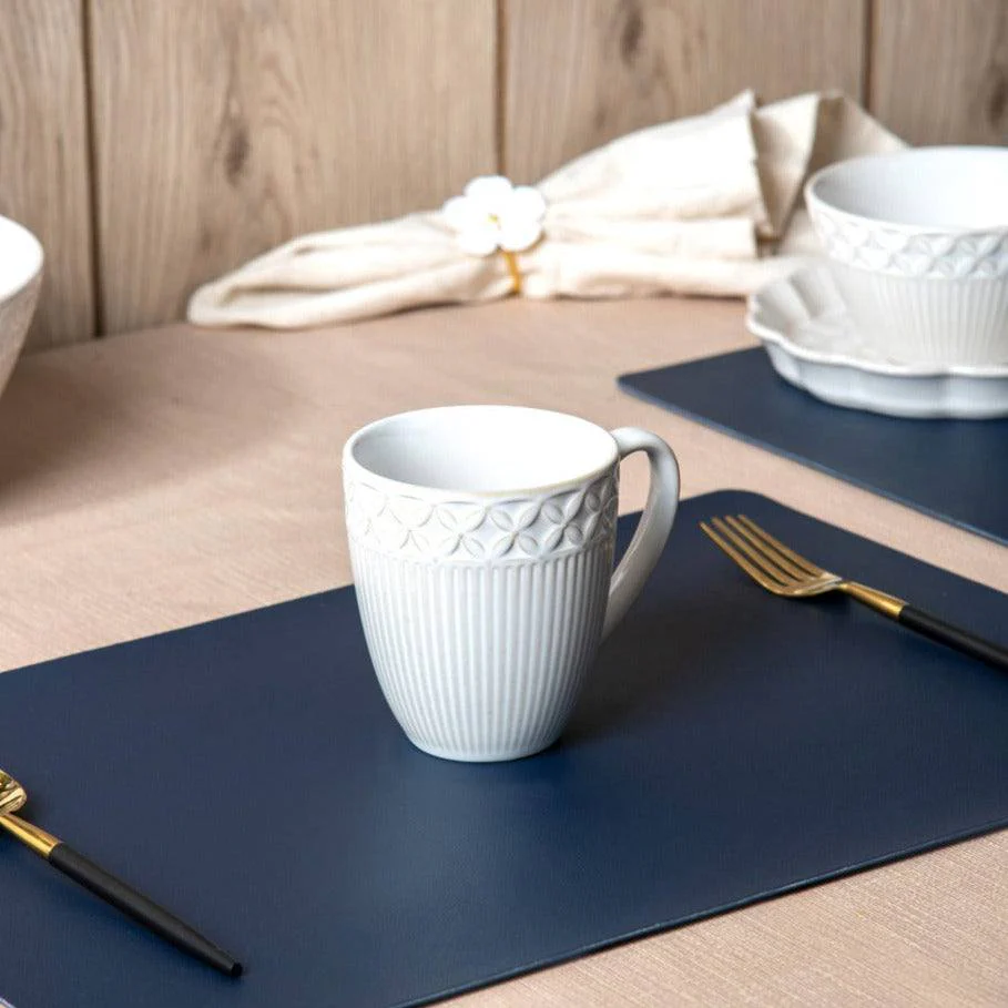 Primrose Ceramic Mug - Chiffon White