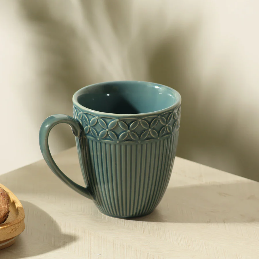 Primrose Ceramic Mug - Pine Green - Image 6