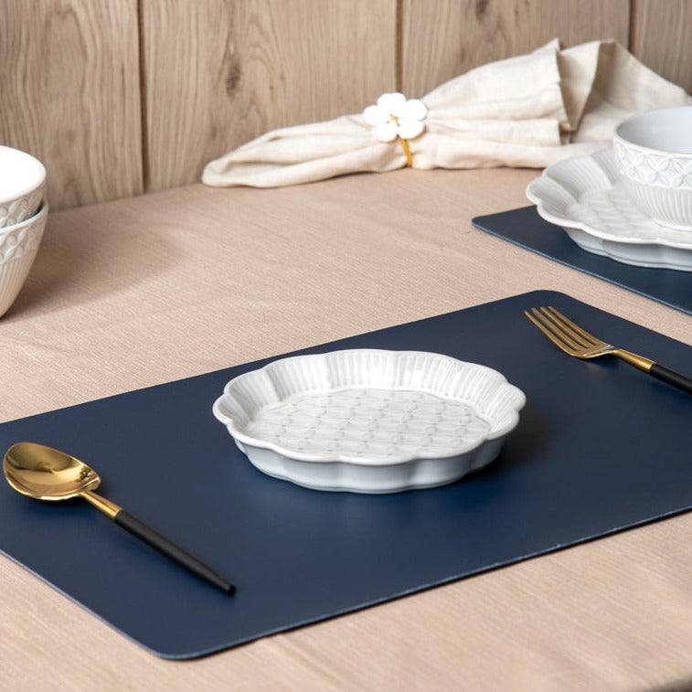 Primrose Dessert Plate - Chiffon White