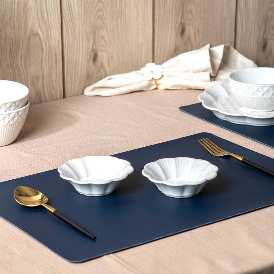 Primrose Dip Bowls, Set of 2 - Chiffon White - Image 2