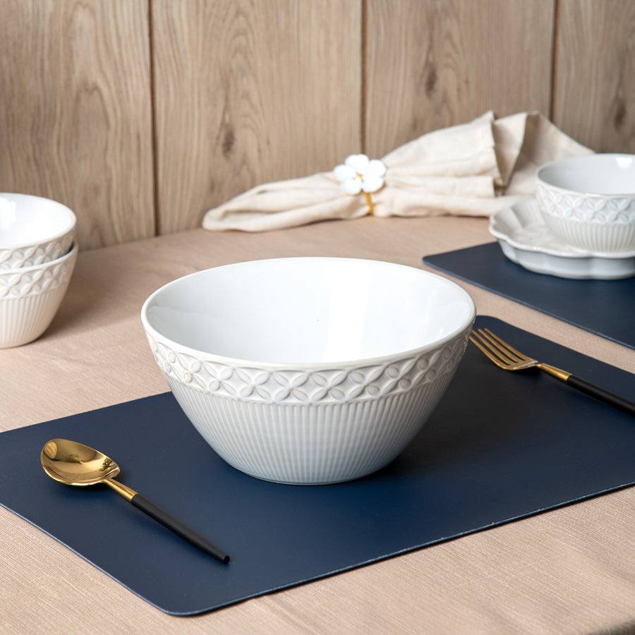 Primrose Large Serving Bowl - Chiffon White - Image 2