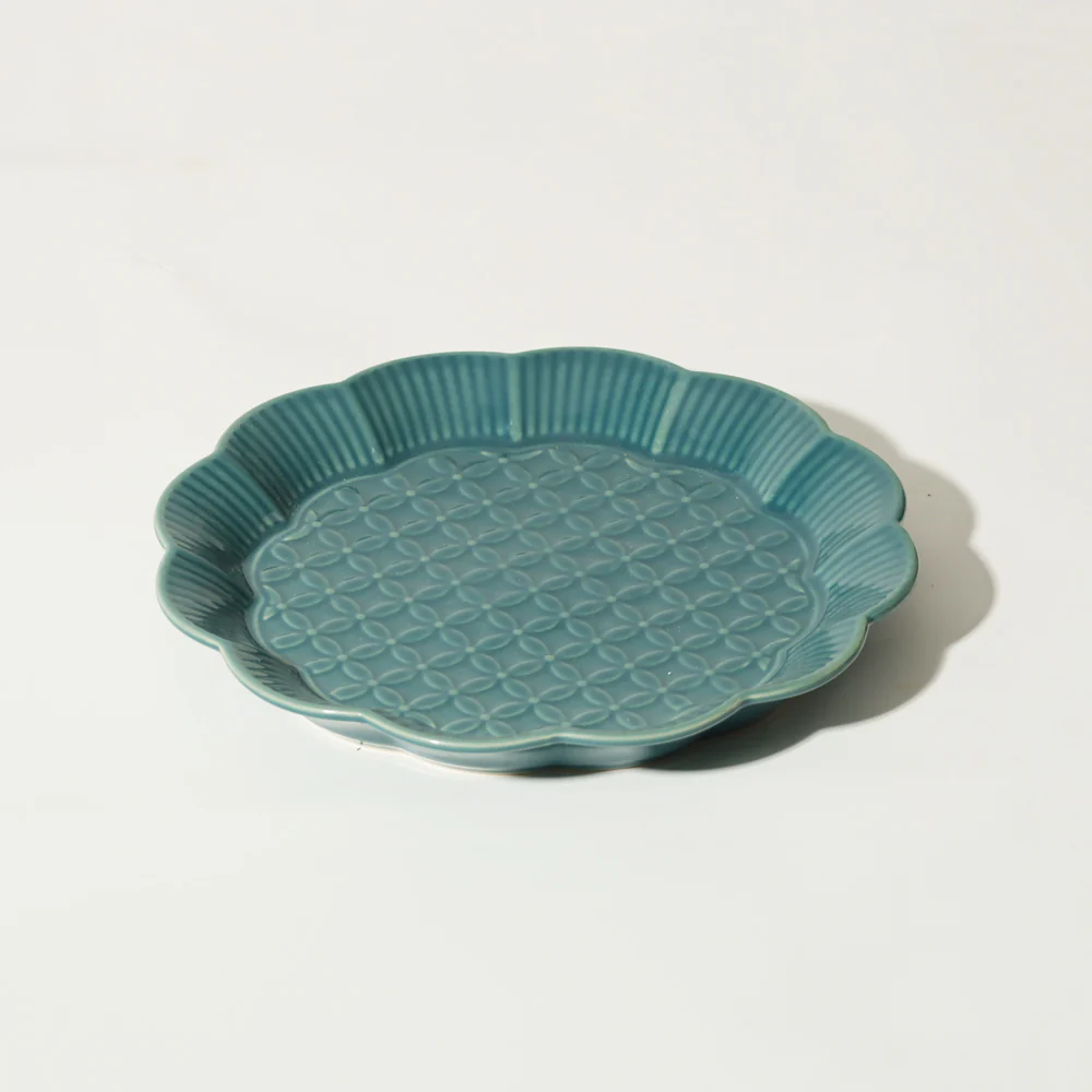 Primrose Quarter Plate - Pine Green - Image 3