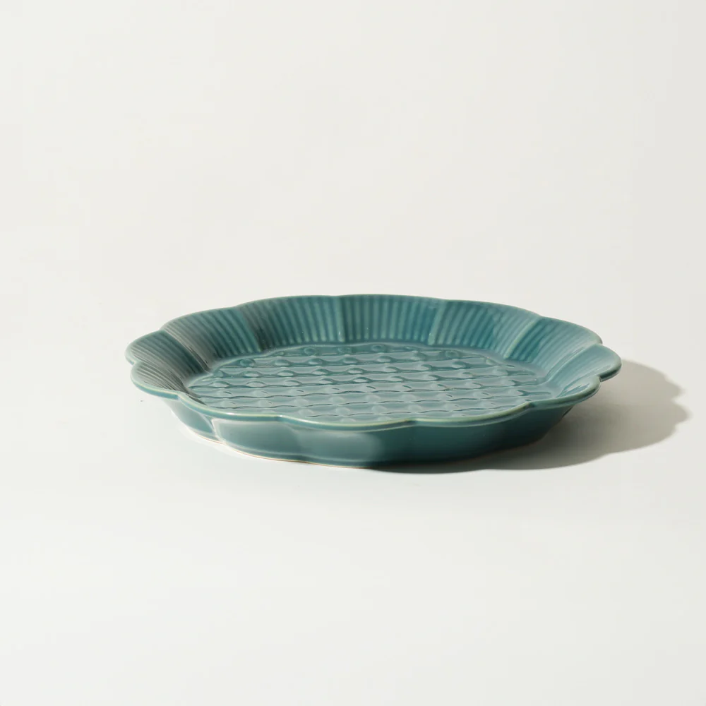 Primrose Quarter Plate - Pine Green - Image 6