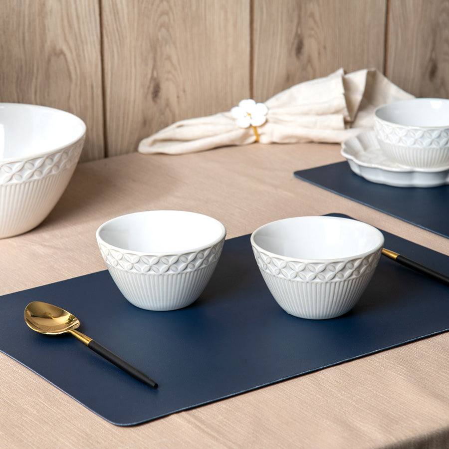 Primrose Small Bowls, Set of 2 - Chiffon White - Image 2
