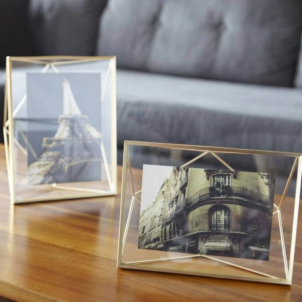 Prisma Photo Frame Medium - Brass - Image 3