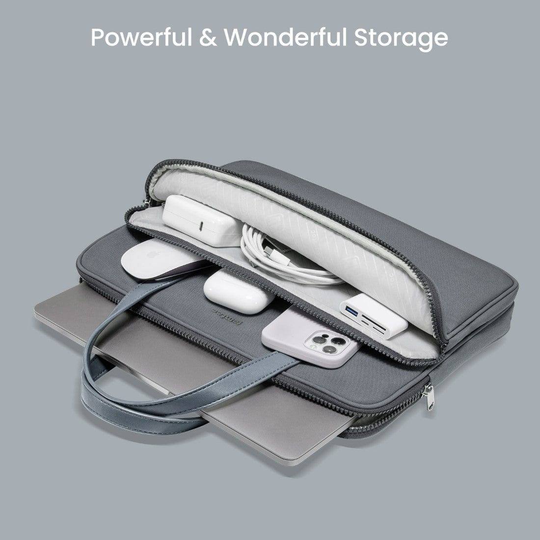 Protective Laptop Bag - Grey 13 to 14 Inch - Image 4