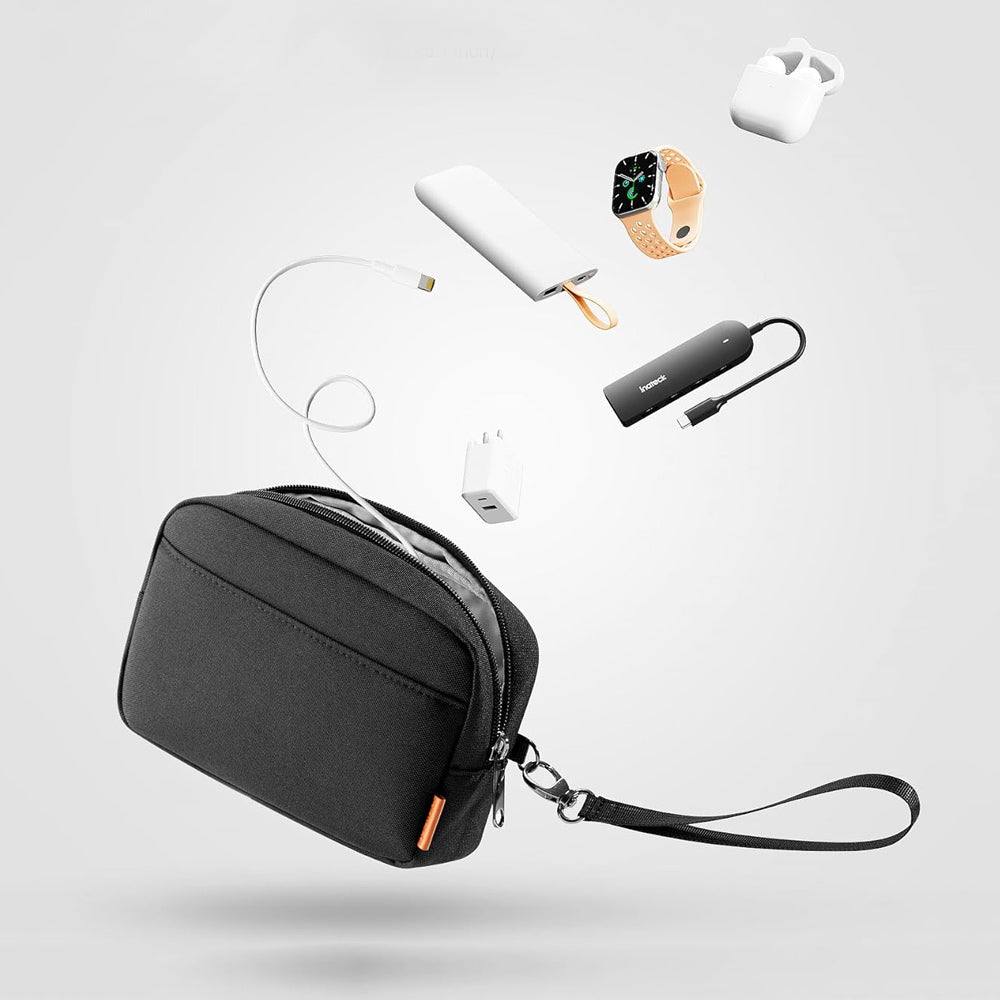 Protective Laptop Briefcase with Pouch - Black 15.6 Inches - Image 4