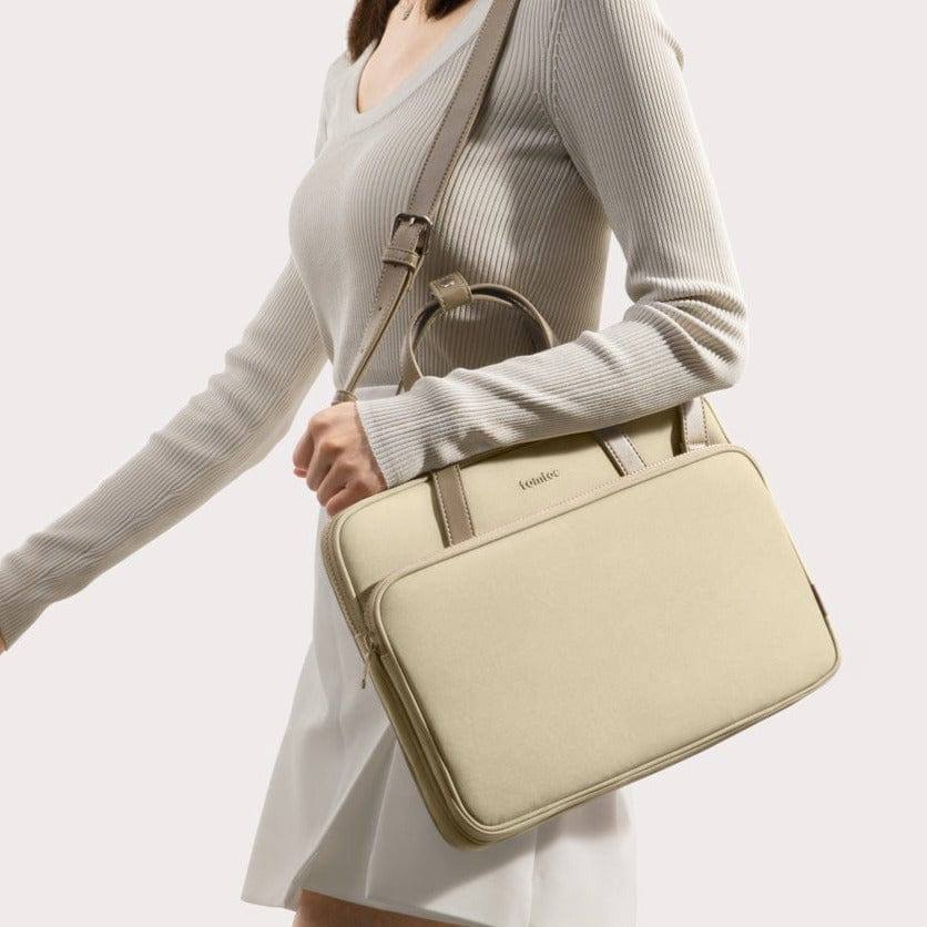 Protective Shoulder Bag - Khaki 13 to 14 Inch