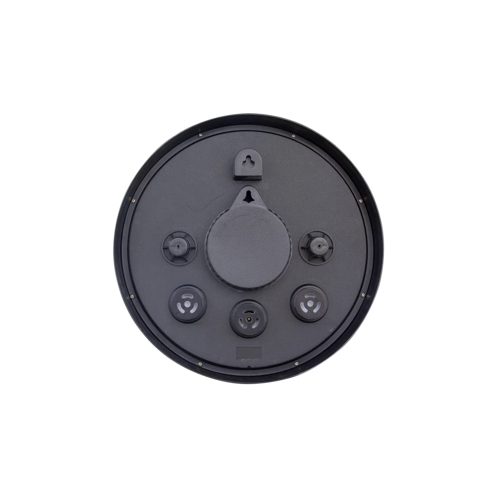 Prunus Weatherproof Wall Clock 31cm - Black - Image 4