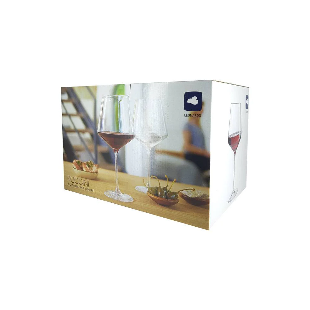 Puccini Burgundy Glasses 730ml, Set of 6 - Image 7