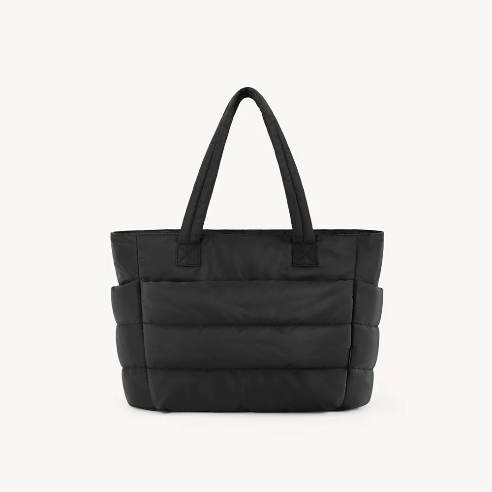 Puffy Work Tote Bag - Black - Image 2