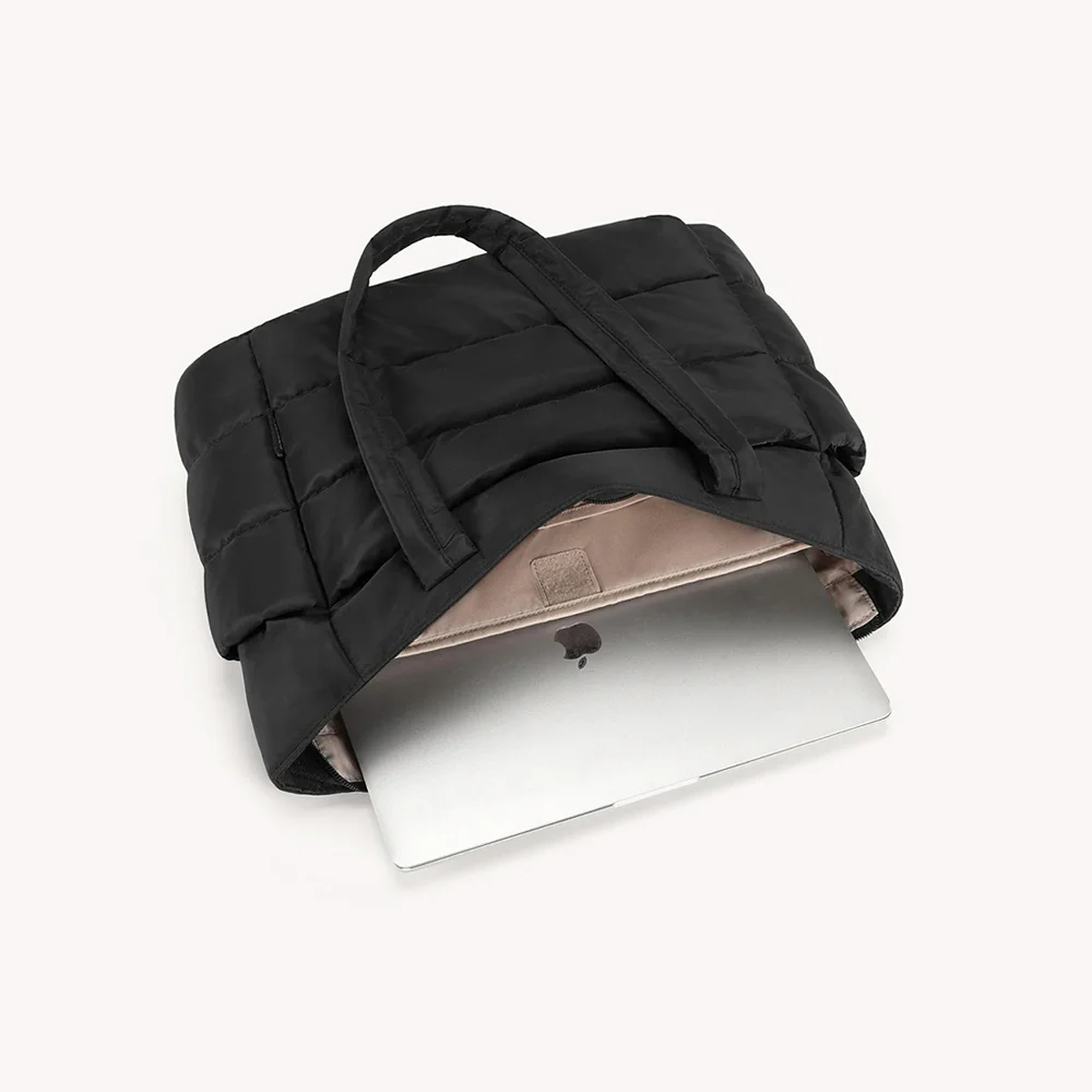 Puffy Work Tote Bag - Black - Image 7