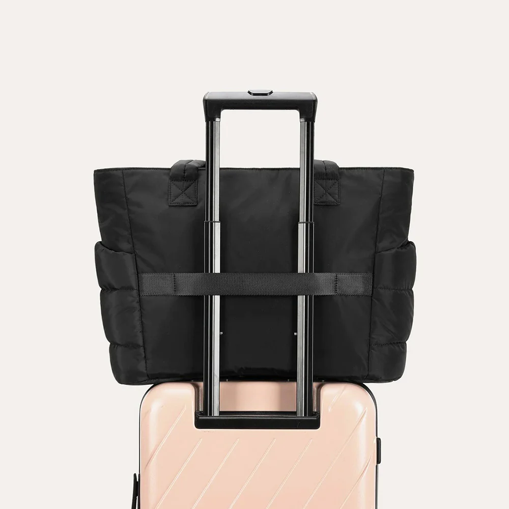 Puffy Work Tote Bag - Black - Image 8