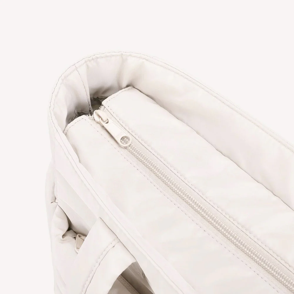 Puffy Work Tote Bag - Light Beige - Image 10