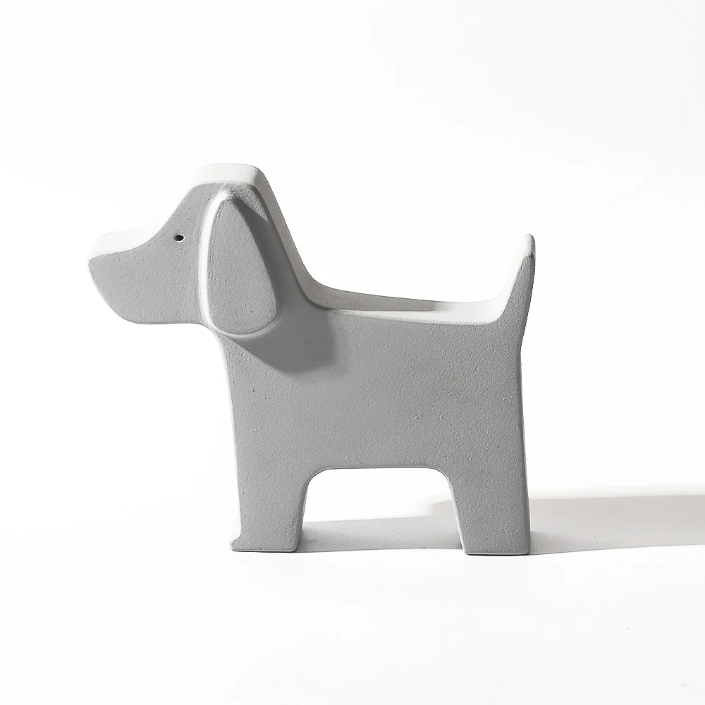 Puppy Concrete Accent - Light Grey - Image 3