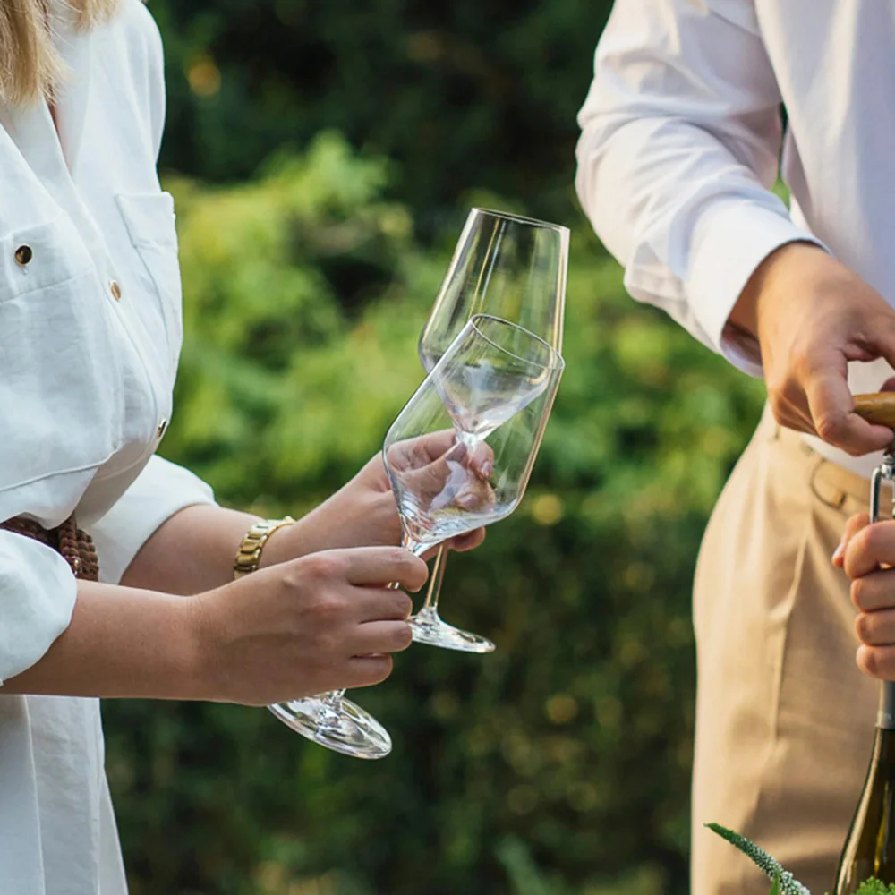 Quatrophil White Wine Glasses 405ml, Set of 2 - Image 5